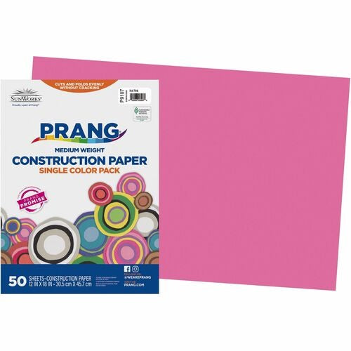 PACON Pacon PAC9107 Heavyweight Construction Paper 12x18 50 Pack
