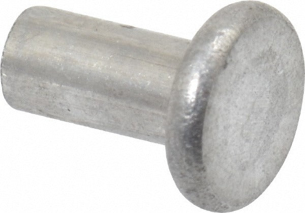 RIVETKING Rivetking. 12N25RFLAP/1100 Flat Aluminum Solid Rivet