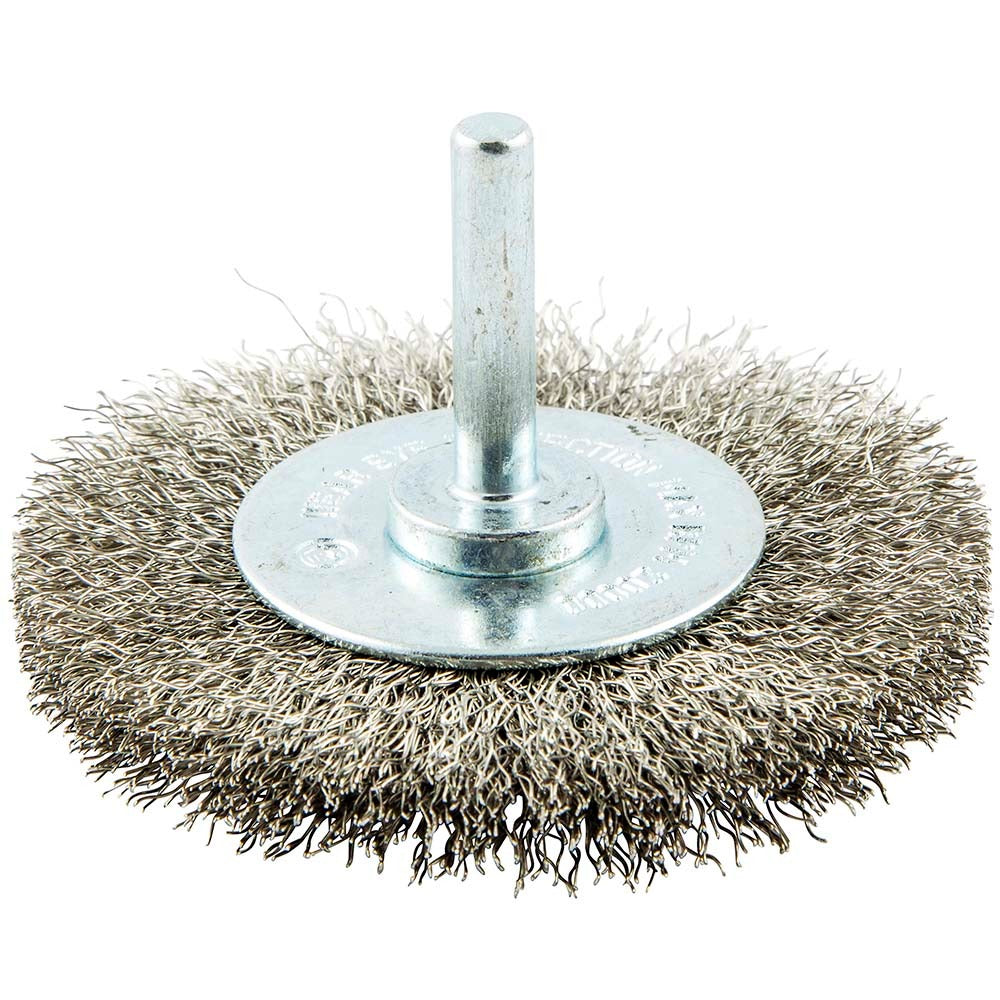 NORTON Norton 66252838972 Wheel Brush 3 in Crimped Ss