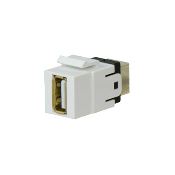 Legrand WP1221WH OnQ USB 2.0 A/B Coupler In