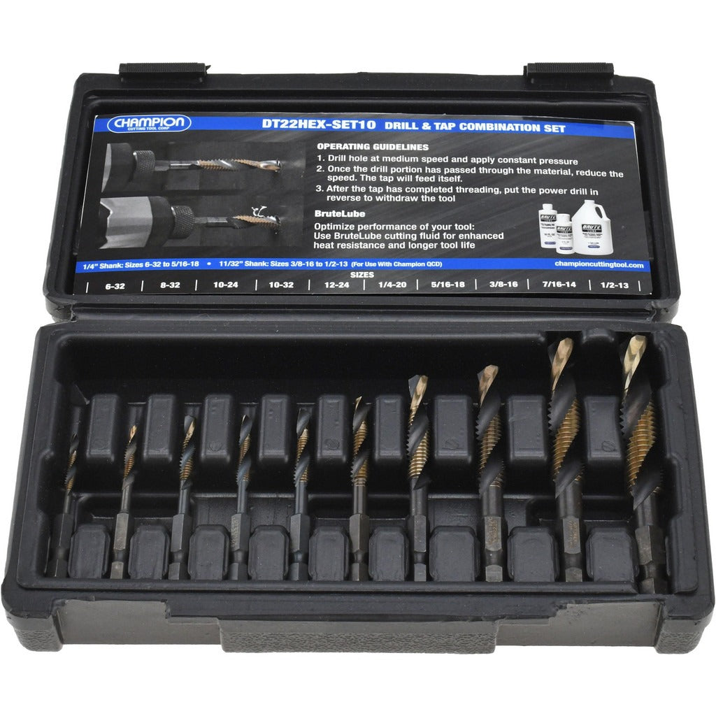 VALUE COLLECTION Value Collection DT22HEX-SET10 Drill and Tap Set 10 Pc