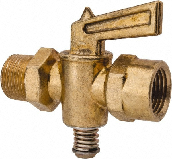PARKER Parker V402P-6-6 Drain Cock Shutoff Valve 3/8 in Nptf