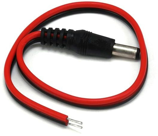 Generic / Unbranded tri-pwrcbl Dc Power Adapter Plug Pigtail Security Camera 10 Pack