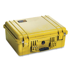 Pelican 1550-001-240 Medium Protector Case with Logo 20.66 in L x 17.2 in W x 8.40 in D Yellow No Foam