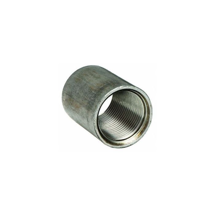 Anvil 0320200249 Straight Tapped Merchant Coupling: Steel, 3 in x 3 in Pipe Size, Female NPT x Female NPT