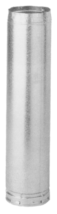 Hart & Cooley 016103 B-Vent Pipe, 4 Dia x 24 Round