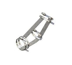 HoldRite 117-8L 8 in. Galvanized Steel and Stainless Steel No Hub Pipe Harnesses for Plumbing