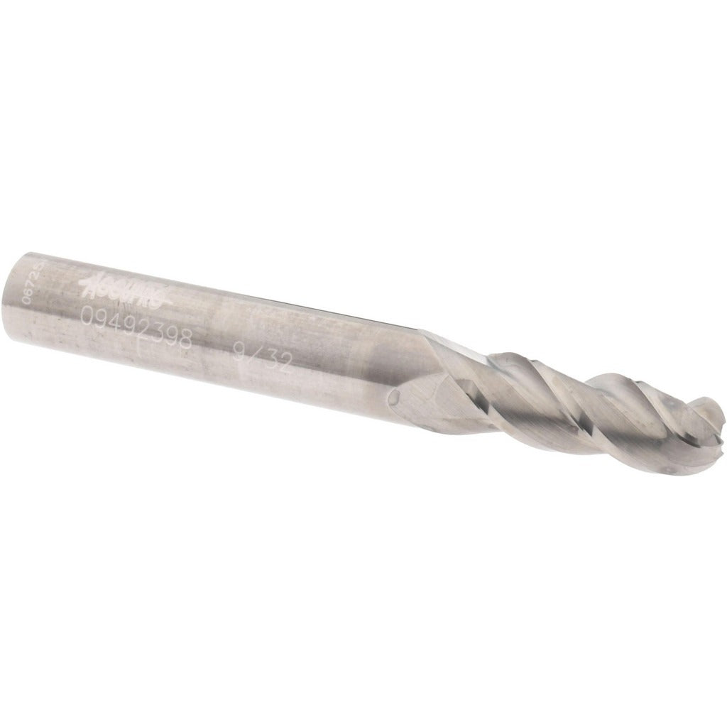 ACCUPRO Accupro 12184355 Ball End Mill 0.2813 in 3 Flute Carbide