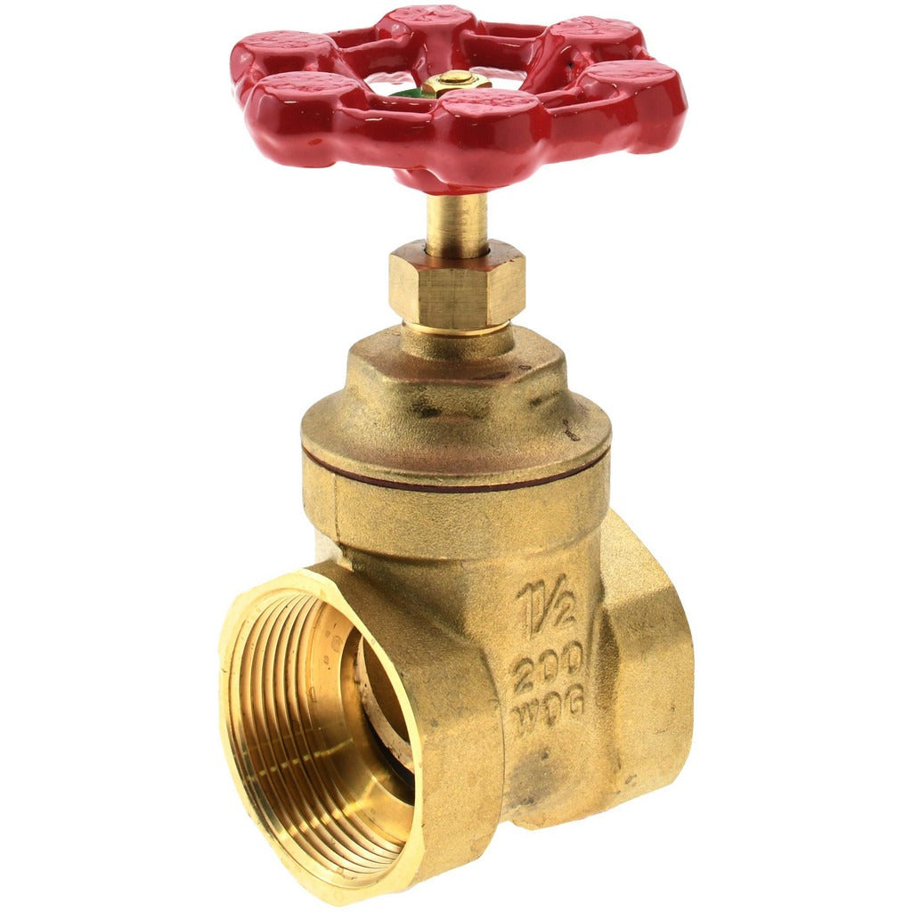 VALUE COLLECTION Value Collection 100-407NL Compact Gate Valve 1-1/2 in Ips Brass