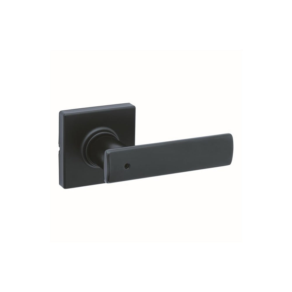 KWIKSET Kwikset 300BRNLSQT-514 Breton Privacy Lever Lock Matte Black