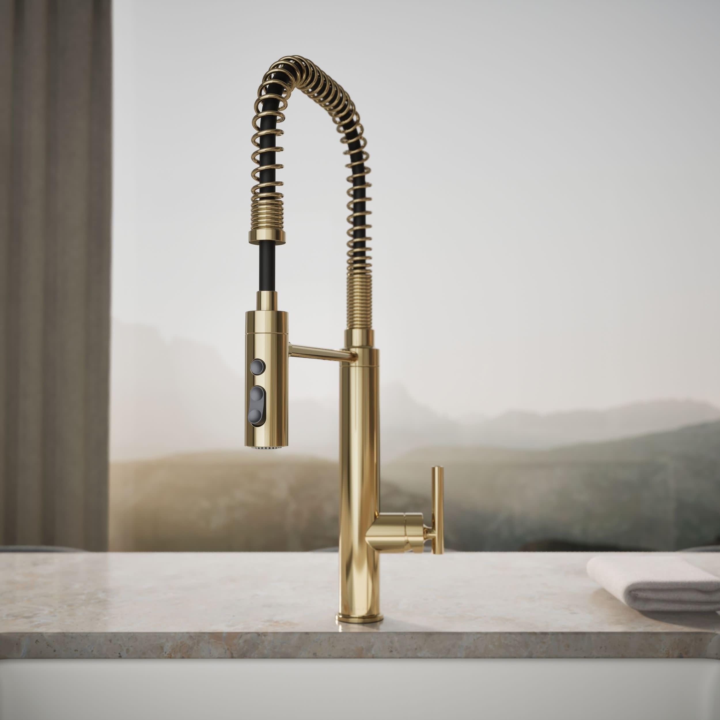 KOHLER Kohler 24982-AF Purist Semi-pro Pull-down Kitchen Faucet