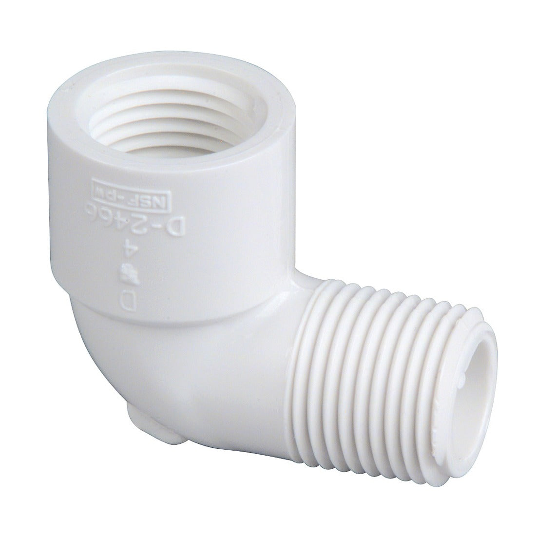 DURA PLASTIC Dura Plastic L06720Y Pvc Street Elbow 1 in Mnpt X Fnpt