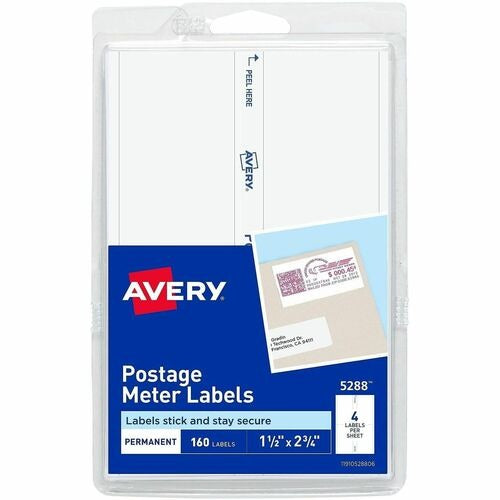 AVERY Avery AVE05288 Postage Meter Labels 160 Pack