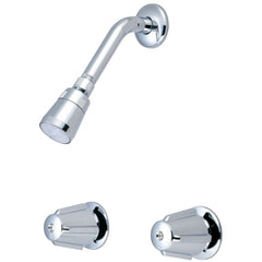 Pioneer P-1212 Two Handle Shower Set, Chrome Finish