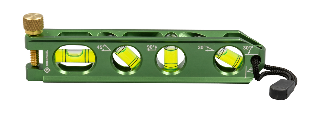 Greenlee L77 Mini Magnetic Bubble Level with Conduit Bending Offset Aid