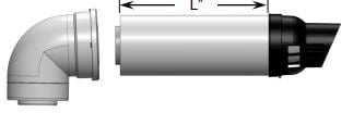 Rinnai 223191 8.7 Universal Non-Condensing Horizontal Termination