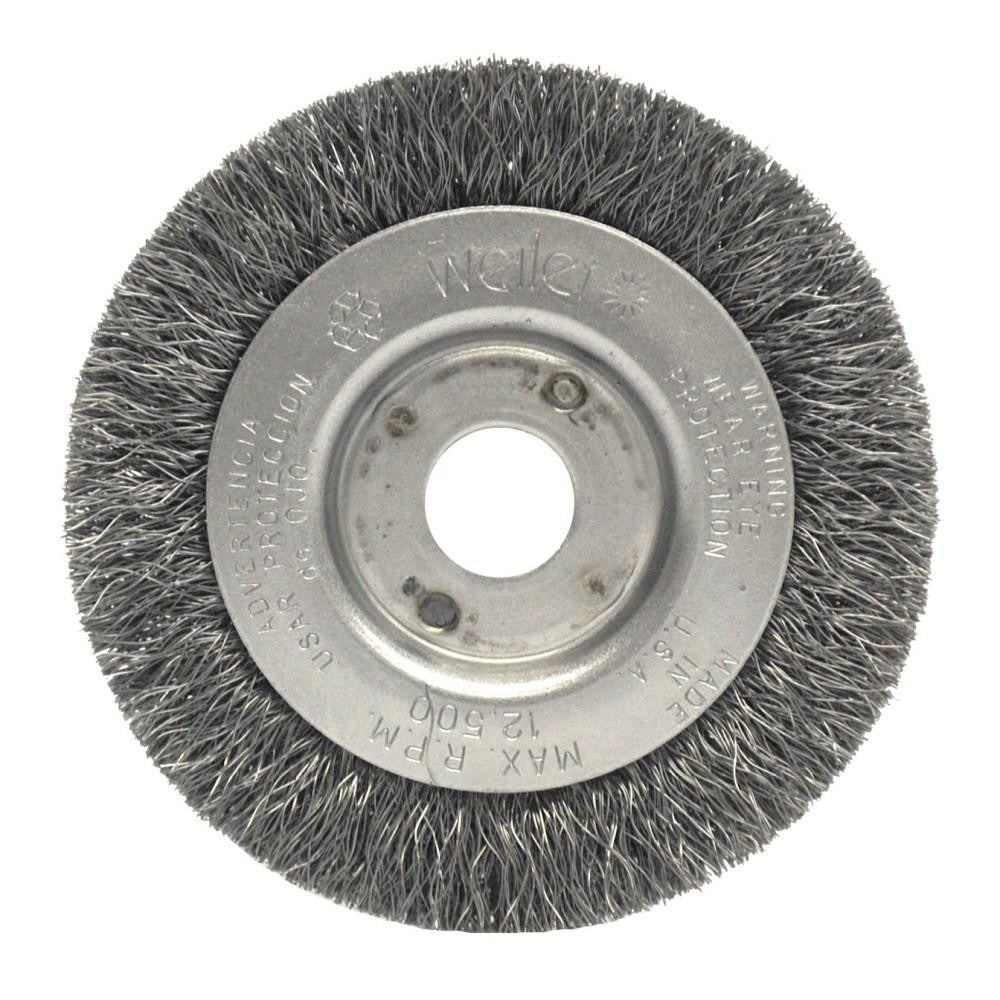 WEILER Weiler 00274 Wheel Brush 3 in Crimped Carbon Steel