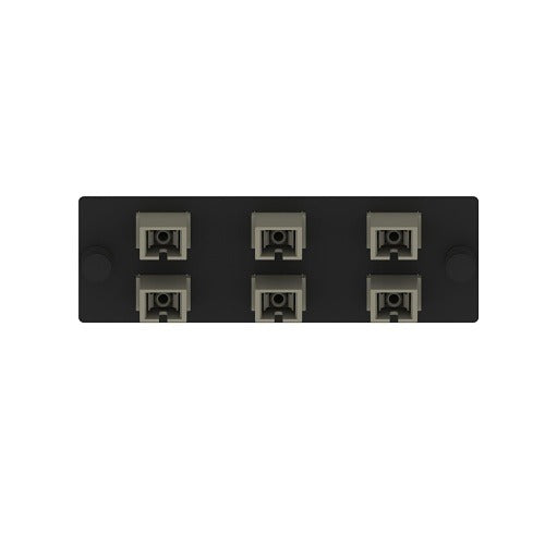 PANDUIT Panduit FAP6WEISCZ Fiber Adapter Panel 6 Port Sc Simplex