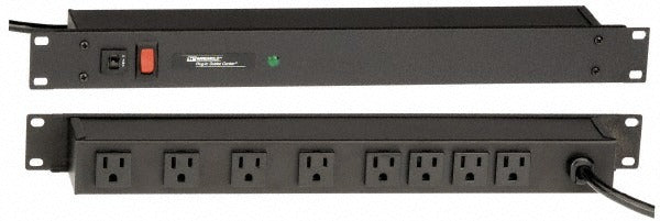 WIREMOLD Wiremold R8BZ-15 Power Outlet Strip 8-outlet Rack Mount