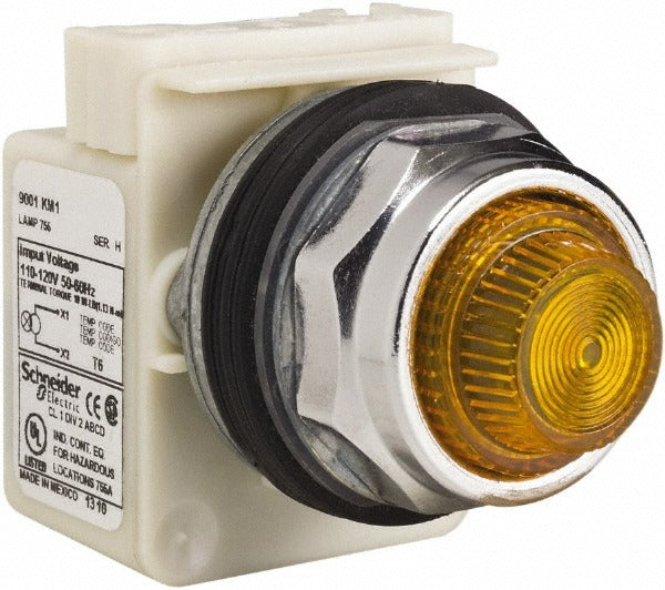 SCHNEIDER ELECTRIC Schneider Electric 9001KP1A31 Indicating Light 120V Amber