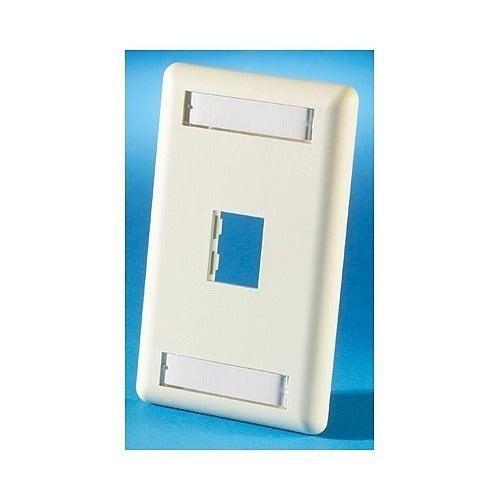 ORTRONICS Ortronics 40300549-99 Single Hole Faceplate Ivy