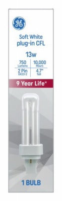 GE G E Lighting 13578 13W Compact Fluorescent Bulb 2700K