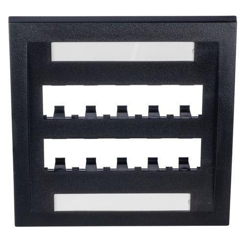 PANDUIT Panduit CFPE10BL-2GY Faceplate 10 Port Double Gang