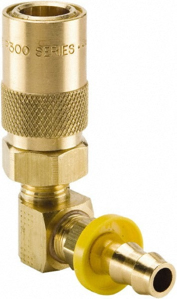 PARKER Parker PC514-BP 90 Degree Push-lok Hose Barb Coupler Brass