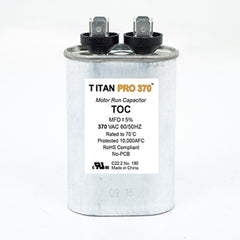 Diversitech TOC20 Run Capacitor, 20 MFD 370V Single Oval Titan Pro