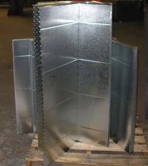 McDaniel Metals 17X1987X36R8 Insulated Galvanized Sheet Metal Plenum R8 17 in. x 19.87 in. x 36 in.