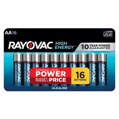 RAYOVAC Rayovac 815-16LTK Aa Alkaline Battery 16 Pack