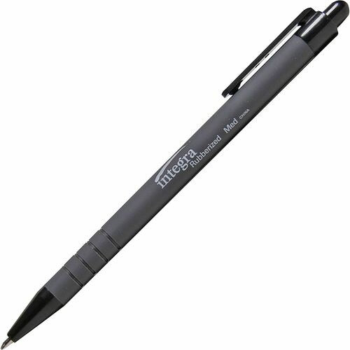 INTEGRA Integra ITA30031 Retractable Ballpoint Pen Black Dozen