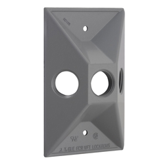 BELL 5189-0 Hubbell Electrical Prod 5189-0 Electrical Wp Lamp Holder Cover 3 Outlets 1 Gang