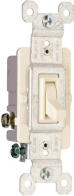 LEGRAND Pass Seymour 663LAGTU 3-way Toggle Switch 15A 120V Light Almond