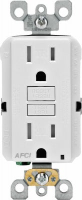 LEVITON Leviton Mfg Co R42-AFTR1-0KW Afci Outlet Receptacle 15 Amp