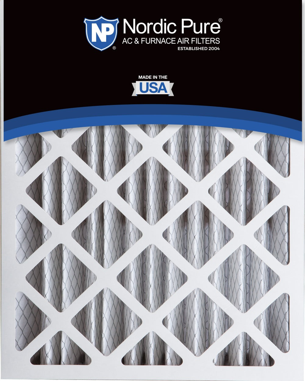 NORDIC PURE Nordic Pure 16x20x5HM12-1 Merv 12 Air Filter 1 Pack
