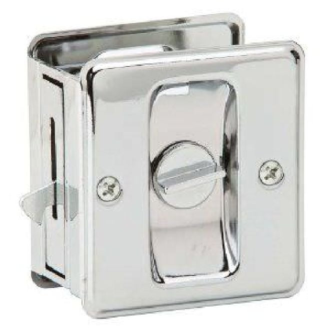 IVES Ives 991B26 Solid Brass Sliding Door Pull Chrome