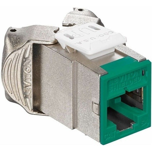 LEVITON Leviton Telcom 6ASJK-RV6 Cat6a Shielded Keystone Jack