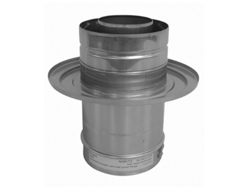 NORITZ Noritz CWF-F Concentric Straight Vent Pipe With Wall Flange 9 in (Replaces CWF)