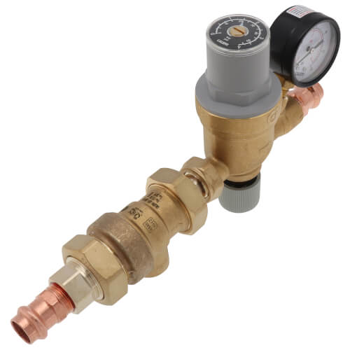 Caleffi 573016A Automatic Filling Valve with Backflow Preventer | 1/2 Press