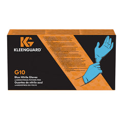 KleenGuard 57373 G10 Blue Nitrile Gloves Powder-Free Large 100/Box