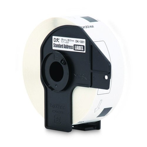 BROTHER Brother BRTDK1201 DK1201 standard address paper labels 400 per roll (BRTDK1201)