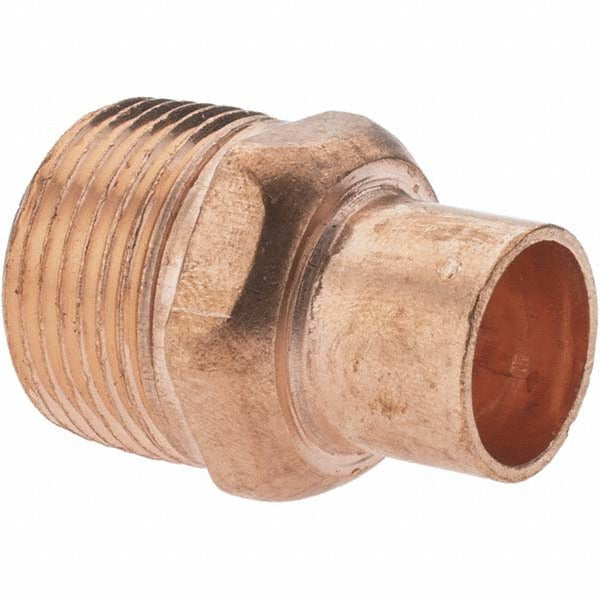 MUELLER INDUSTRIES Mueller Industries W 01130 Copper Pipe Adapter 1/2x3/4 C X M
