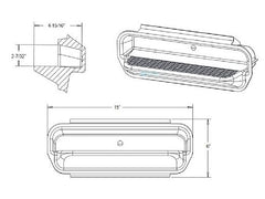 AquaStar Pool Products 701 Pool Wall Step | Set of Three | White