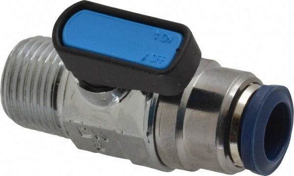 AIGNEP USA Aignep Usa 86330-06-06 Ball Valve 3/8 in Mnpt Push-to-connect