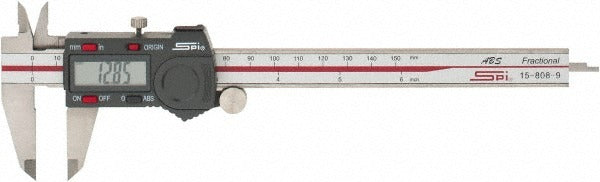 SPIROTHERM Spi MS677102 Electronic Caliper 0-6 in Nist Calibrated
