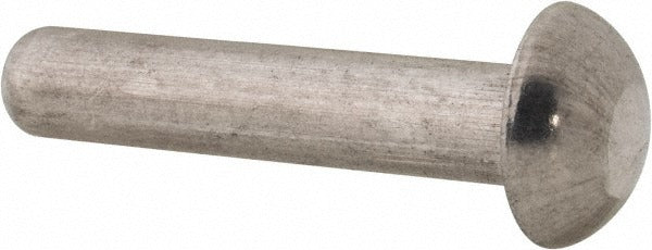 RIVETKING Rivetking. 25N125RRDAP/110 Solid Rivet Aluminum 1/4 in