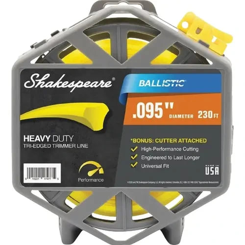 SHAKESPEARE Shakespeare 17477 Ballistic triangle trimmer line (0.095 in x 230 ft) 17477
