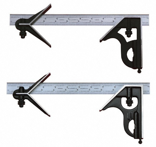 STARRETT Starrett 56373 Combination Square Set 18 in 3 Pc