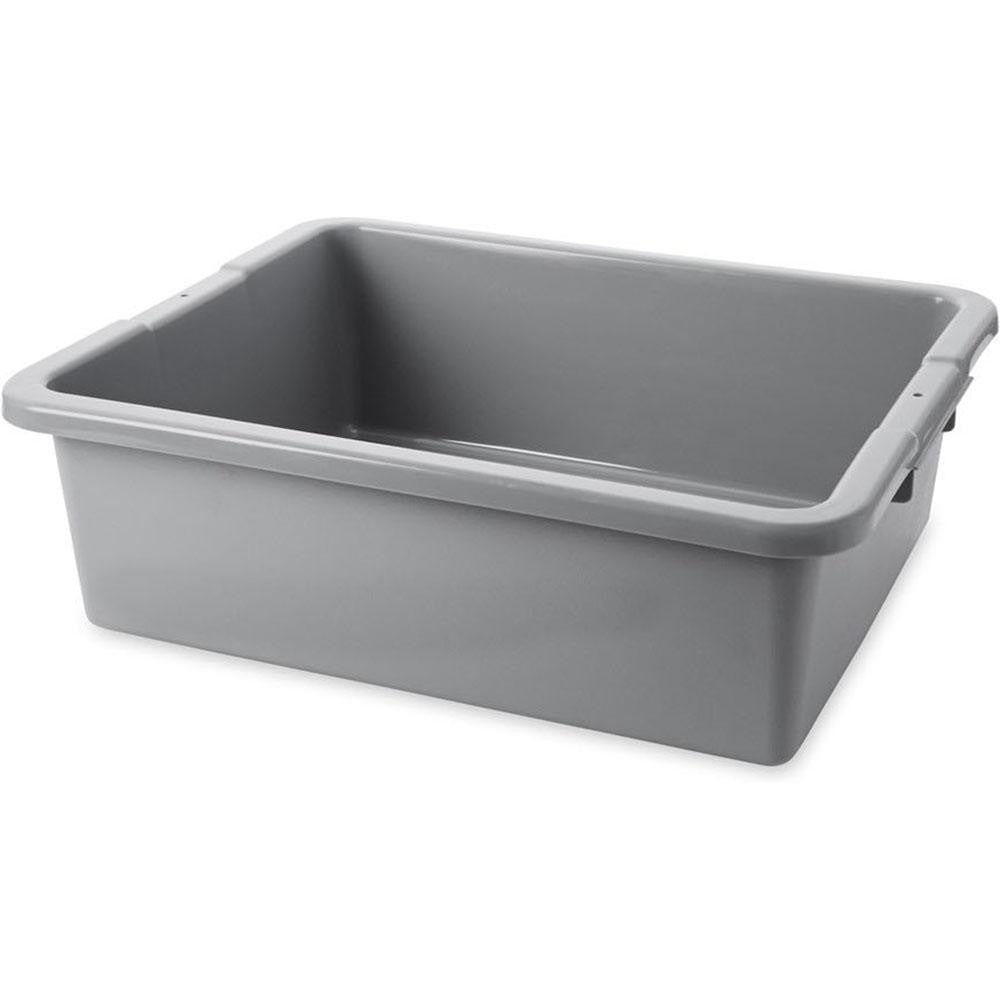 RUBBERMAID Rubbermaid FG335100GRAY Storage Tote 7.6 Gal Nesting Gray
